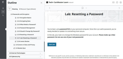 CompTIA CertMaster Learn Tech+ FC0-U71 - Individual License (12 Months Access)
