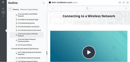 CompTIA CertMaster Learn Tech+ FC0-U71 - Individual License (12 Months Access)